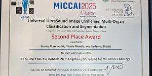 Second place award at the UUSIC challenge, MICCAI2025.
